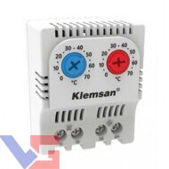 6680003, Термостат Klemsan сдвоеный KLM TM 12 Thermostat Heat-Cool - Регулирование нагревания, охлаждения, вентиляции NO;NC, артикул 0.0.0.6.80003