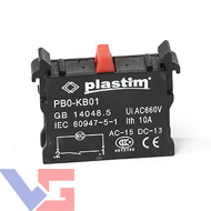 Блок-контакт 1NC, 10А, Plastim , артикул PB0-KB01